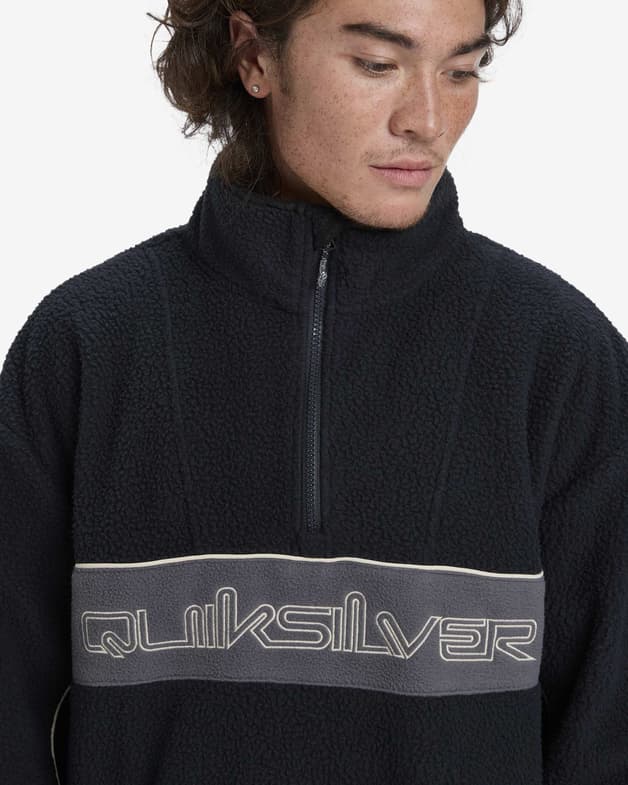 Forro polar Quiksilver Omni Sherpa half zip negro - #6
