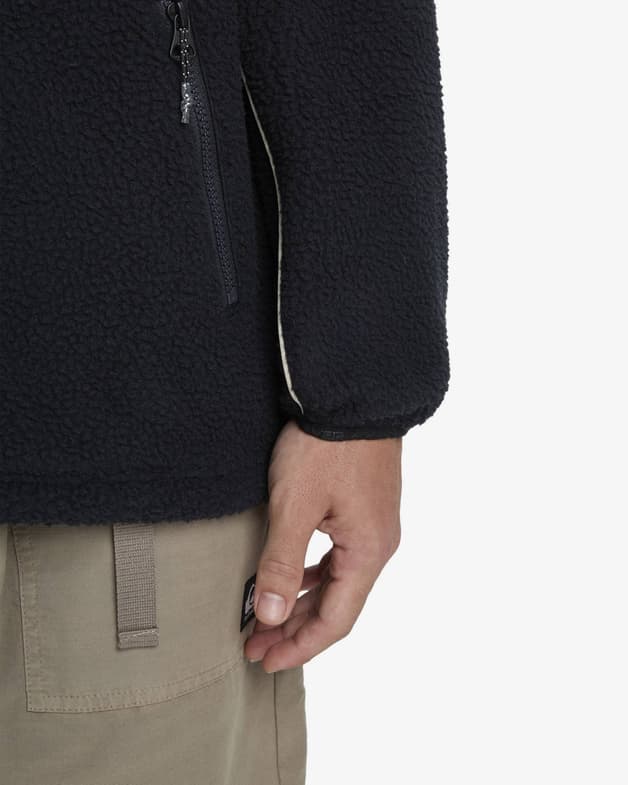 Forro polar Quiksilver Omni Sherpa half zip negro - #7