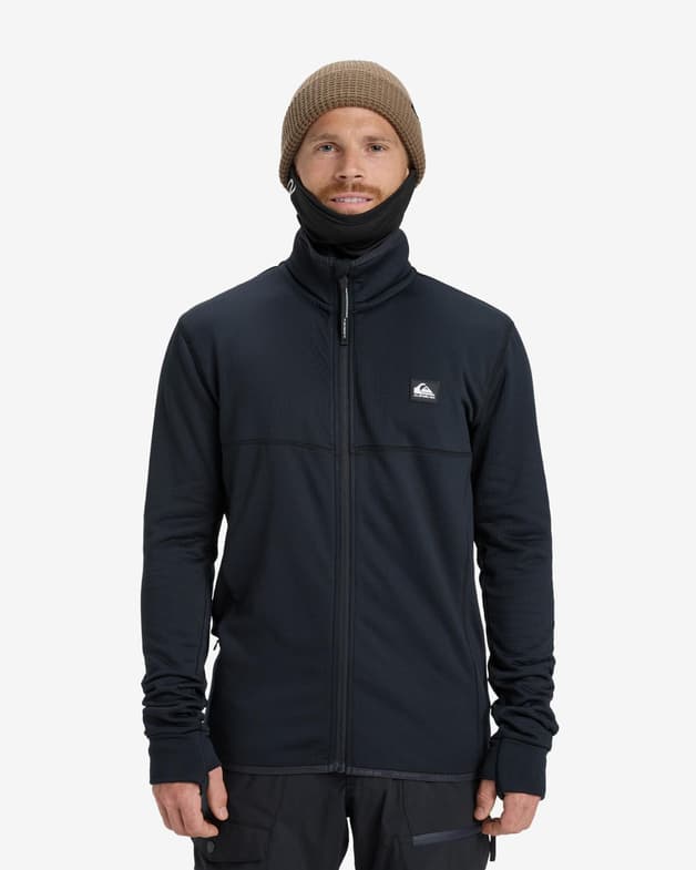 Forro polar Quiksilver Steep Point full zip negro - #1