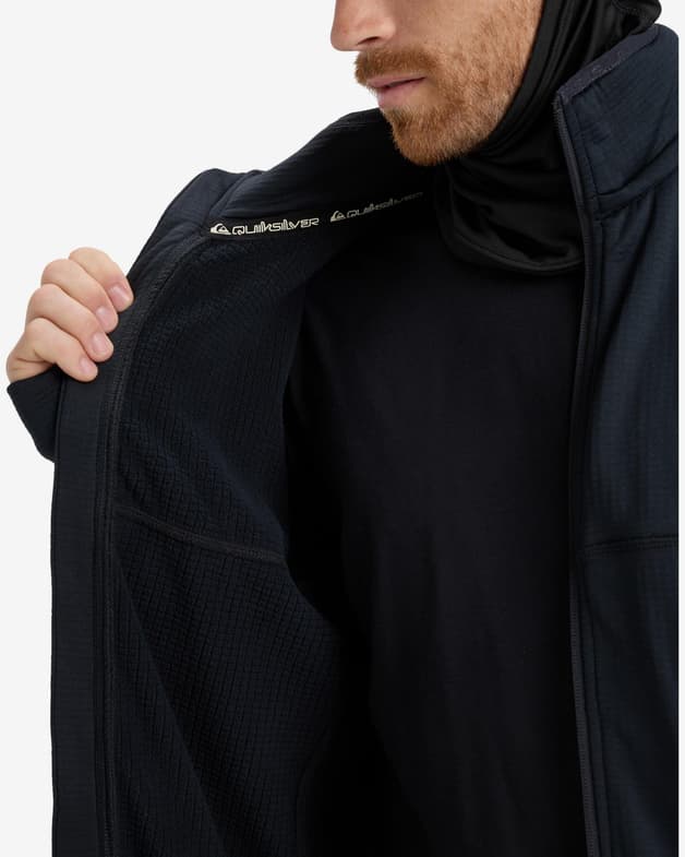 Forro polar Quiksilver Steep Point full zip negro - #6