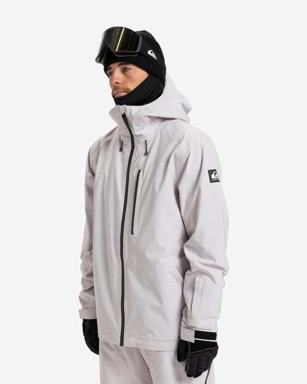 Chaqueta con capucha Quiksilver Muldrow 20K blanco - #2