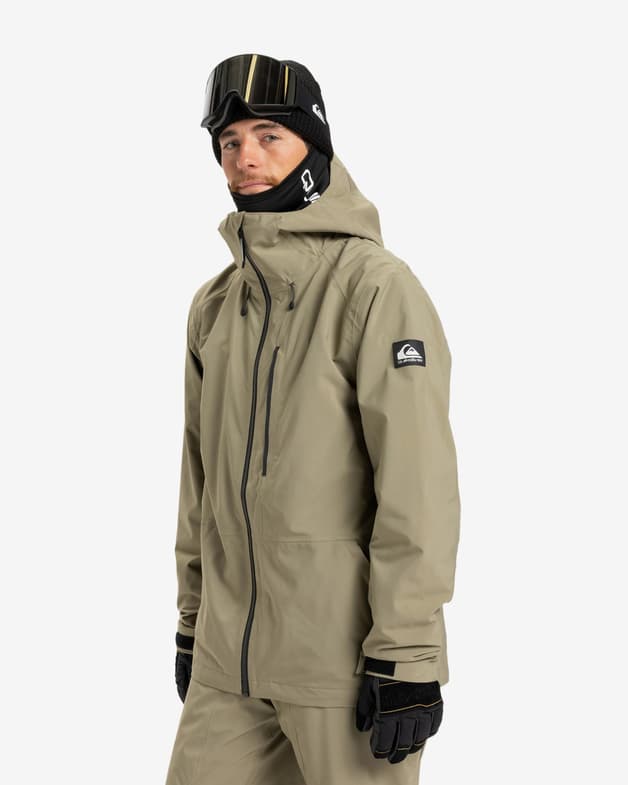 Chaqueta con capucha Quiksilver Muldrow 20K beige oscuro - #3