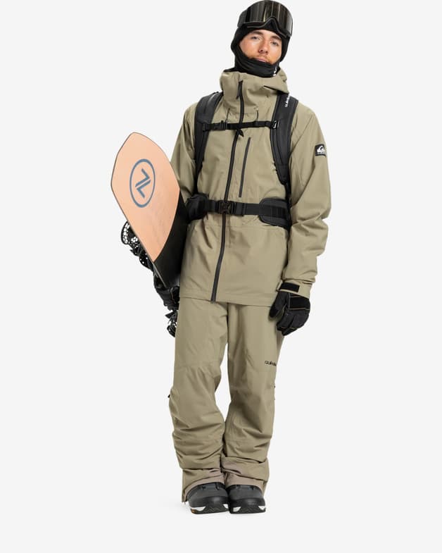 Chaqueta con capucha Quiksilver Muldrow 20K beige oscuro - #9