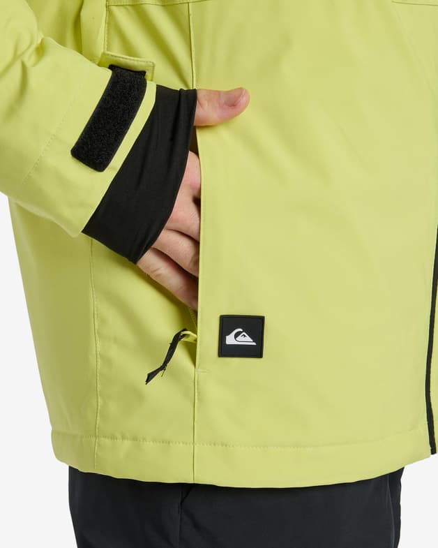 Chaqueta con capucha Quiksilver Sycamore Solid 20K amarillo - #14
