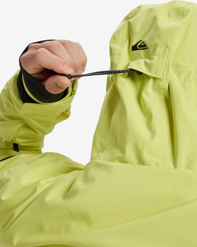 Chaqueta con capucha Quiksilver Sycamore Solid 20K amarillo - #6