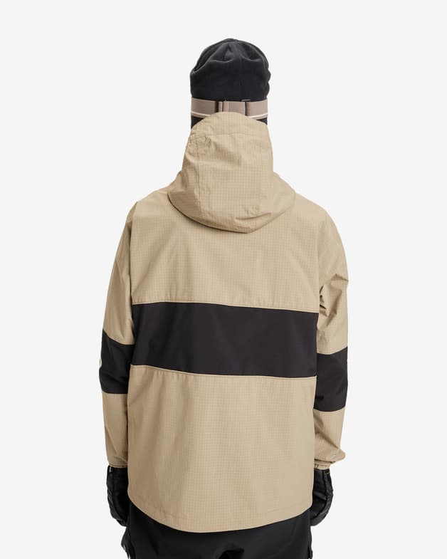 Chaqueta con capucha Quiksilver High In The Hood beige negro - #3