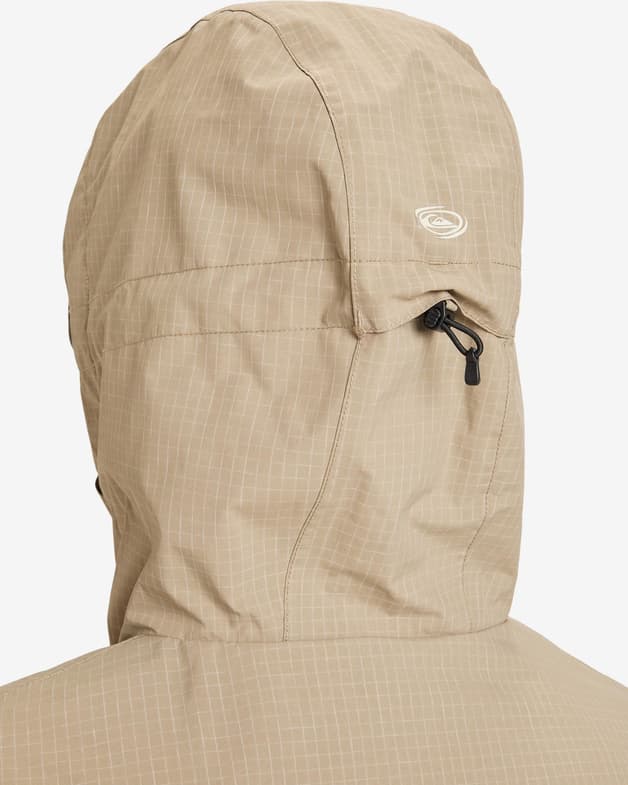 Chaqueta con capucha Quiksilver High In The Hood beige negro - #7