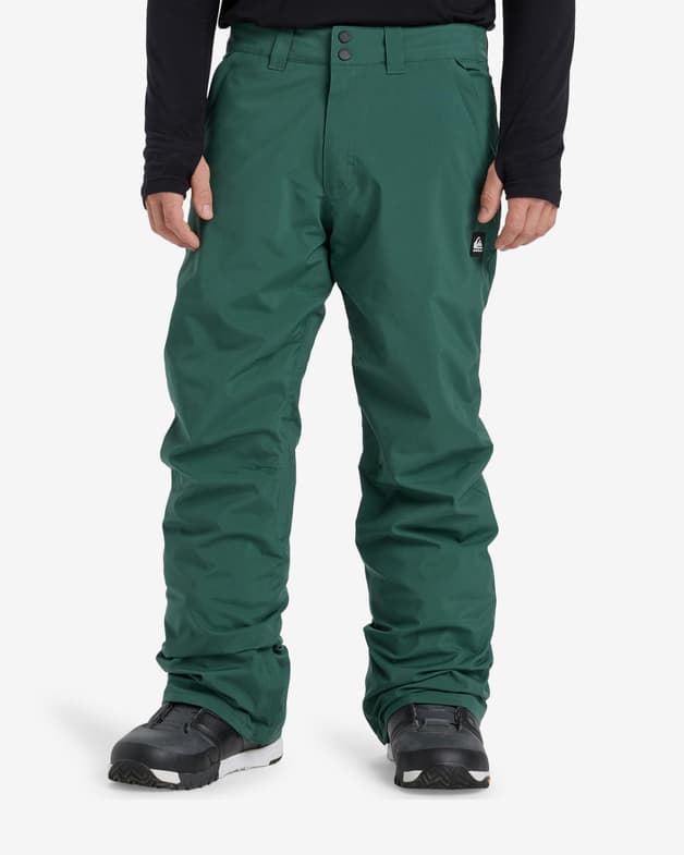 Pantalón largo Quiksilver Estate verde oscuro - #1