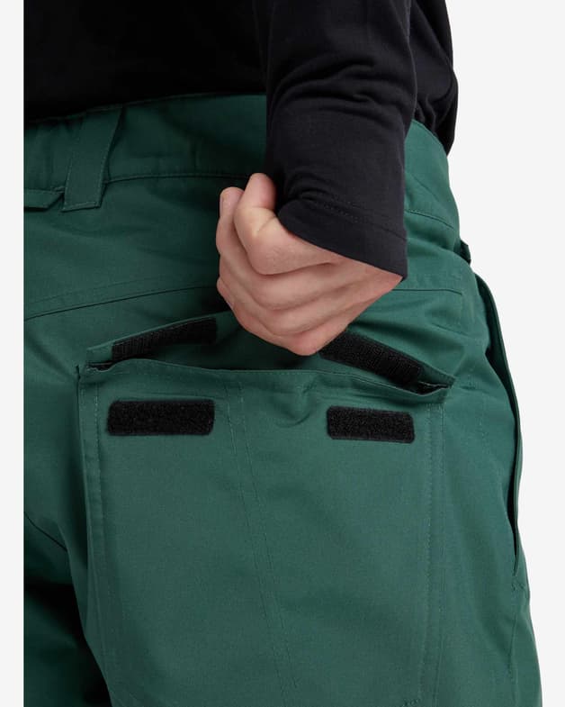 Pantalón largo Quiksilver Estate verde oscuro - #5