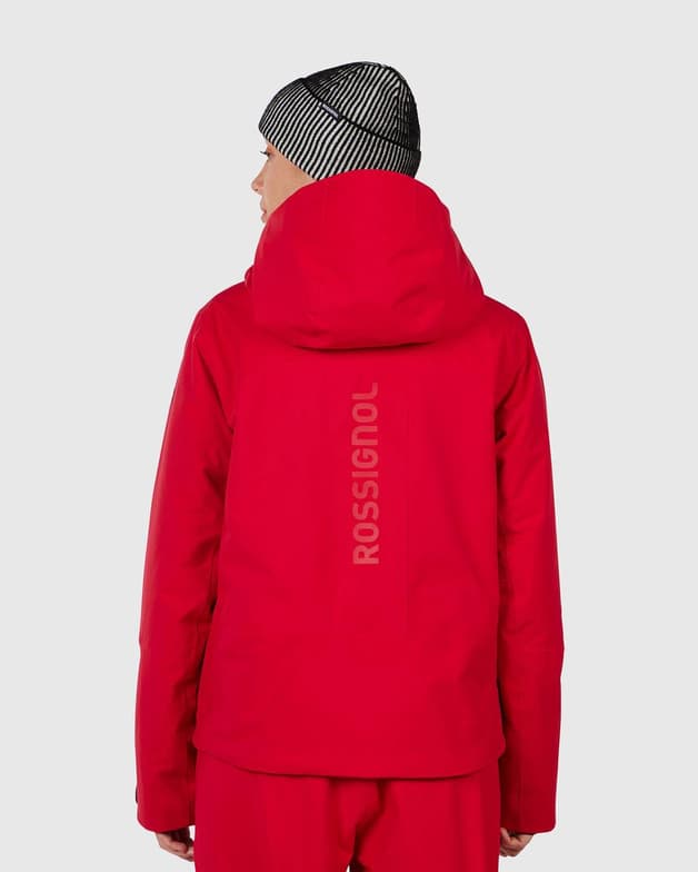 Chaqueta con capucha Rossignol Rochrun Insulated rojo mujer - #3
