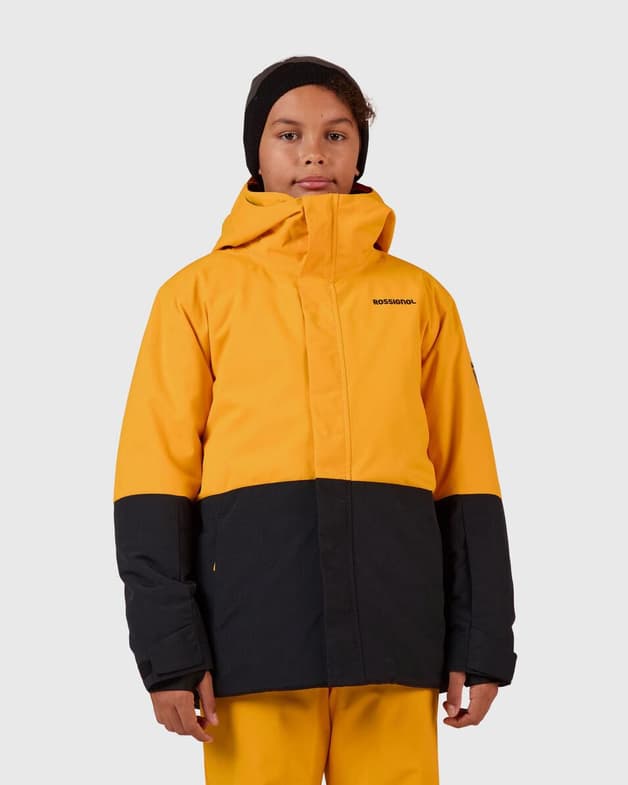 Chaqueta con capucha Rossignol Outerlimits Insulated amarillo negro junior - #1