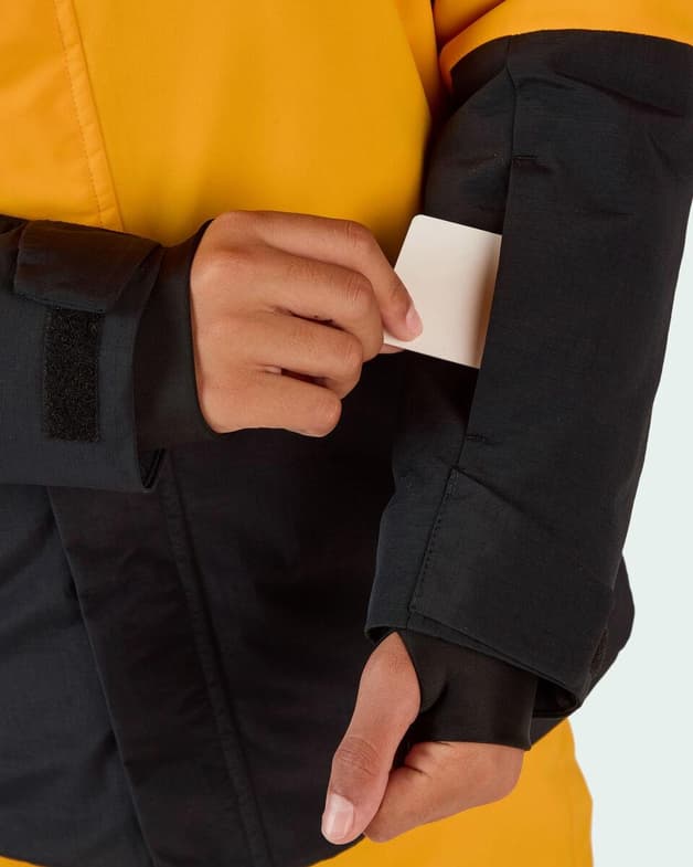 Chaqueta con capucha Rossignol Outerlimits Insulated amarillo negro junior - #5