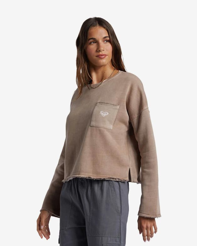 Sudadera Roxy Doheny marrón mujer - #1
