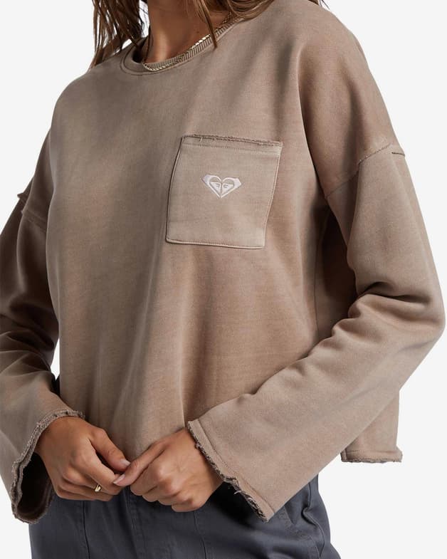 Sudadera Roxy Doheny marrón mujer - #4