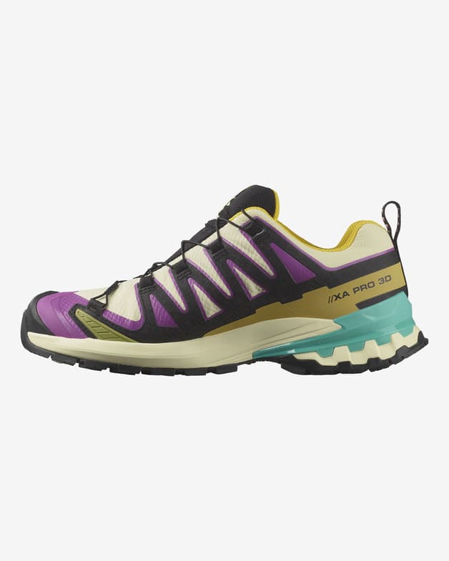 Zapatillas Salomon XA PRO 3D v9 GORE-TEX violeta amarillo azul mujer - #5