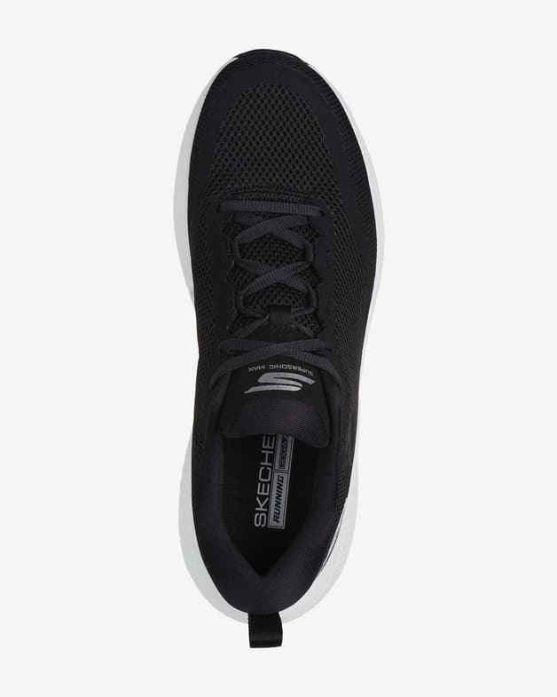 Zapatillas Skechers Go Run Supersonic Max negro blanco - #4