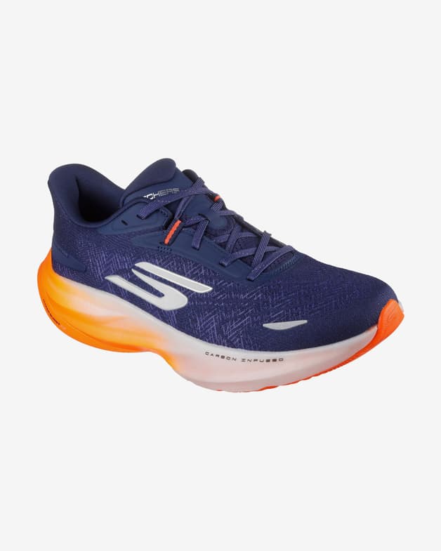 Zapatillas Skechers Aero Spark azul marino naranja - #2
