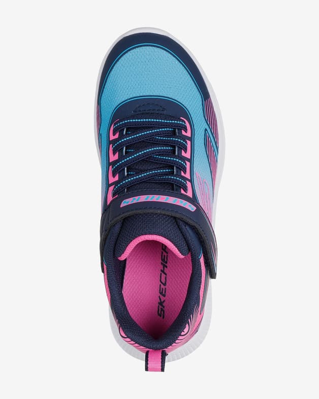 Zapatillas Skechers MICROSPEC ADVANCE - OASIS POINT azul oscuro rosa niña - #5