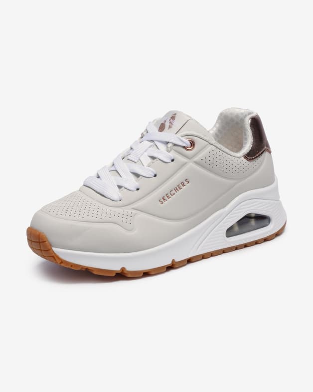 Zapatillas Skechers Uno Gen1 blanco infantil - #4