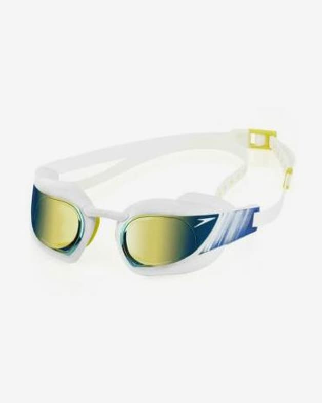 Gafas de natación Speedo Fastskin3 Super Elite Goggle Mirror blanco dorado - #1