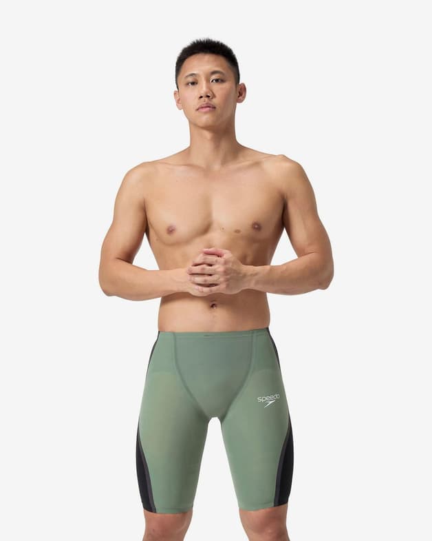 Maillot de bain Speedo Fastskin LZR Pure Intent 2.0 High vert noir - #1