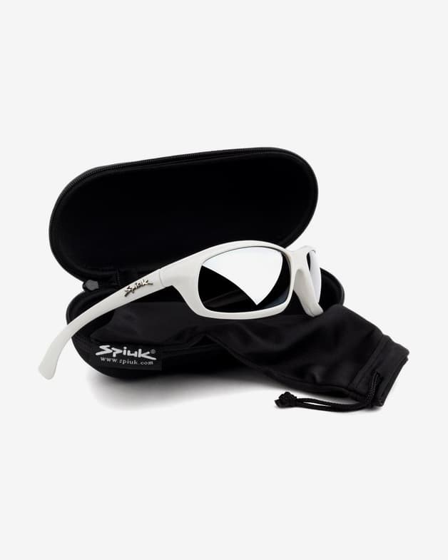Gafas Spiuk Neymo White con lentes Flash Mirror Smoke - #1