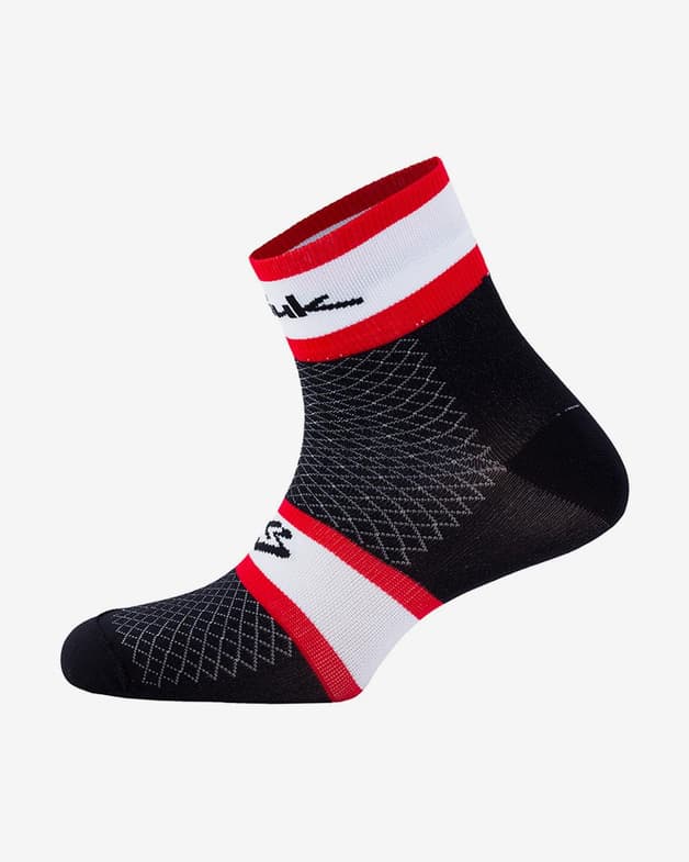 Calcetines Spiuk XP Summer medios blanco rojo (2 pares) - #1
