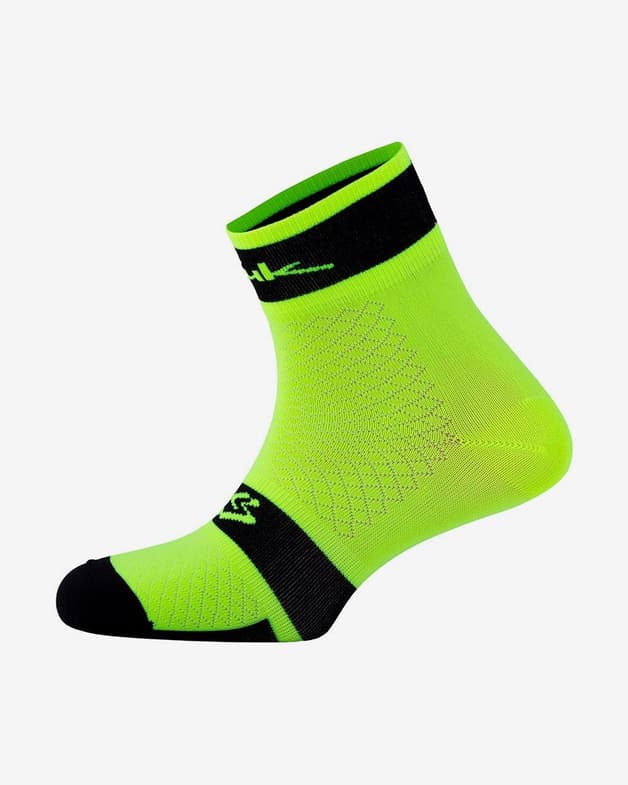 Calcetines Spiuk XP Summer medios blanco amarillo (2 pares) - #1