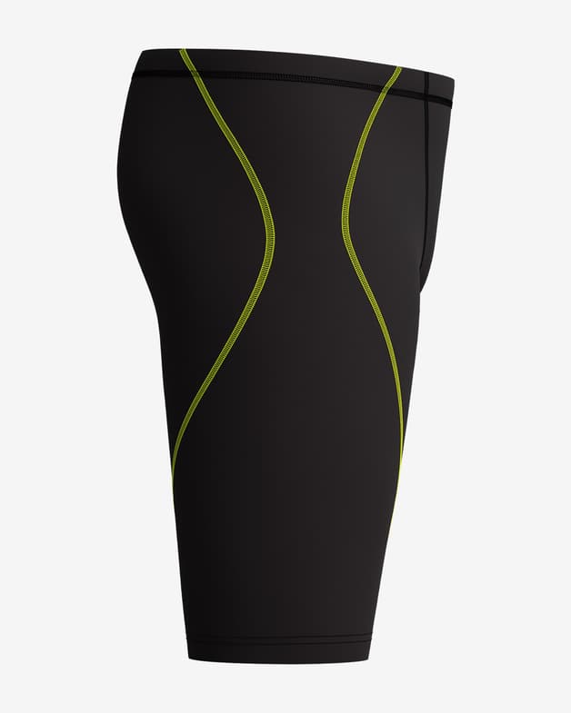 Maillot de bain Speedo Fastskin HyperSpark Solid Jammer noir jaune garçon - #5