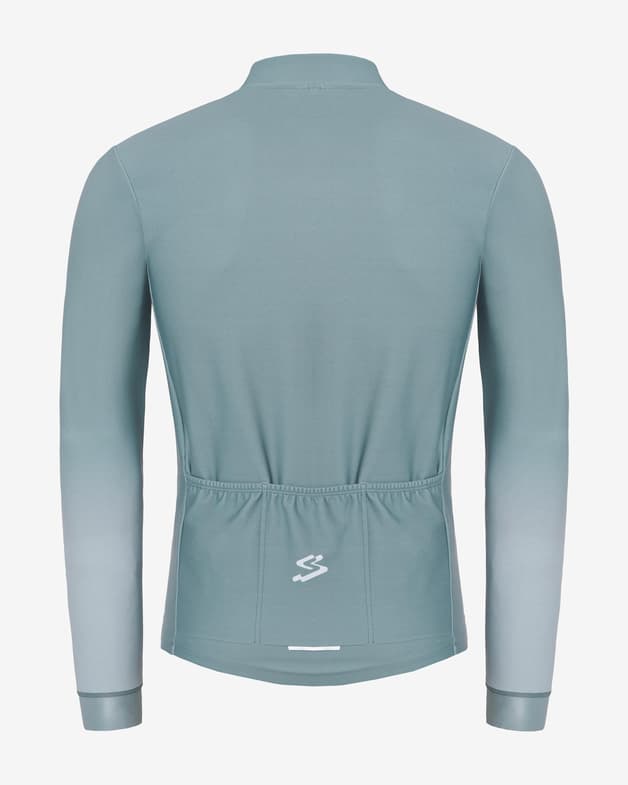 Maillot Spiuk Aunic manga larga verde gris - #2