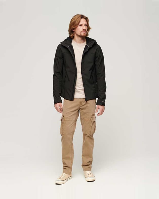 Chaqueta con capucha Superdry Hooded Soft Shell Trekker negro - #2