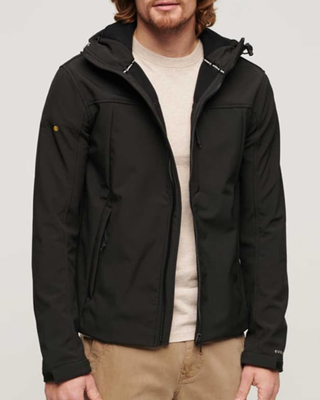 Chaqueta con capucha Superdry Hooded Soft Shell Trekker negro - #6