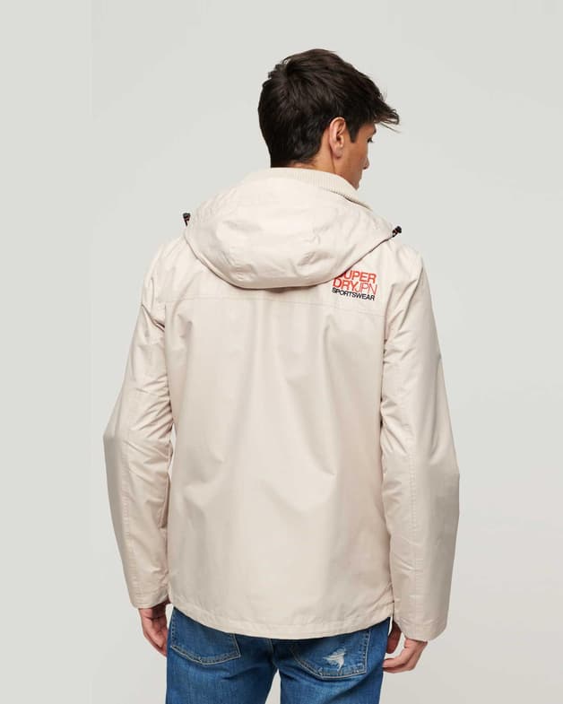 Chaqueta con capucha Superdry Hooded Yachter Windbreaker beige claro - #5