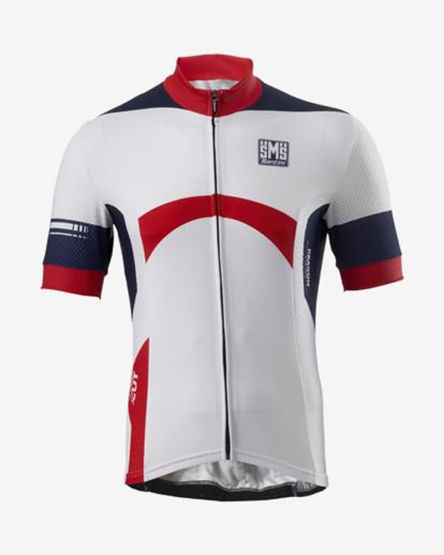 Camisola Santini Dragon Jersey branco vermelho - #1
