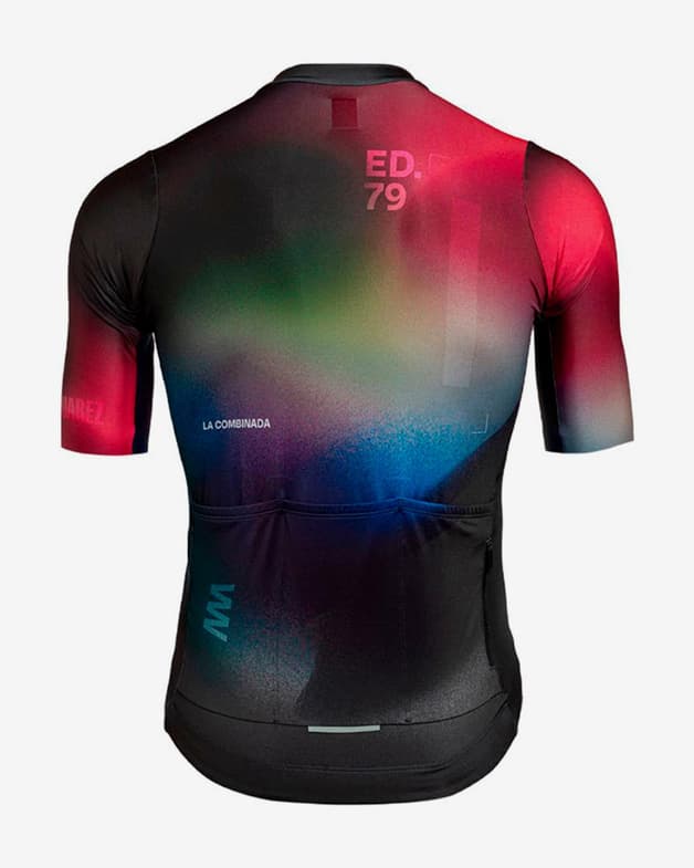 Maillot Suarez La Combinada La Vuelta 2024 manga corta negro multicolor - #2