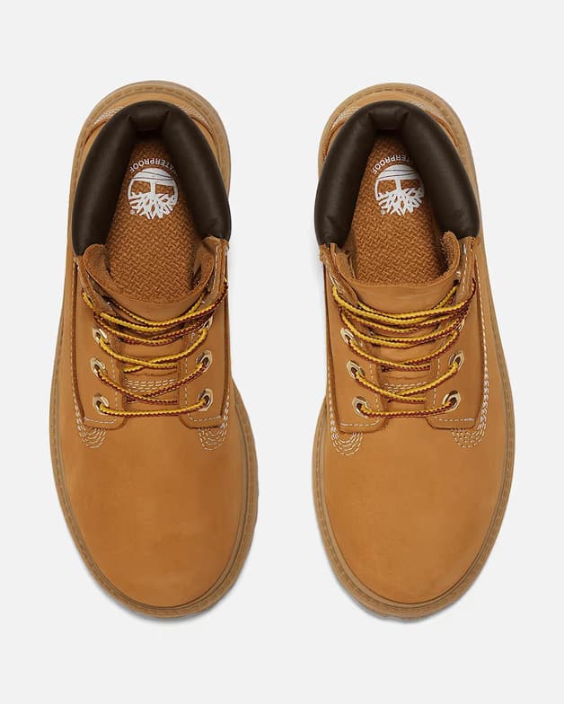 Botas Timberland Classics 6 Inch Prem Wheat Nubuc amarillo trigo junior - #2