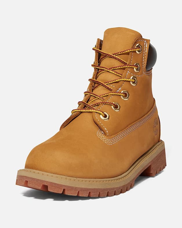 Botas Timberland Classics 6 Inch Prem Wheat Nubuc amarillo trigo junior - #9