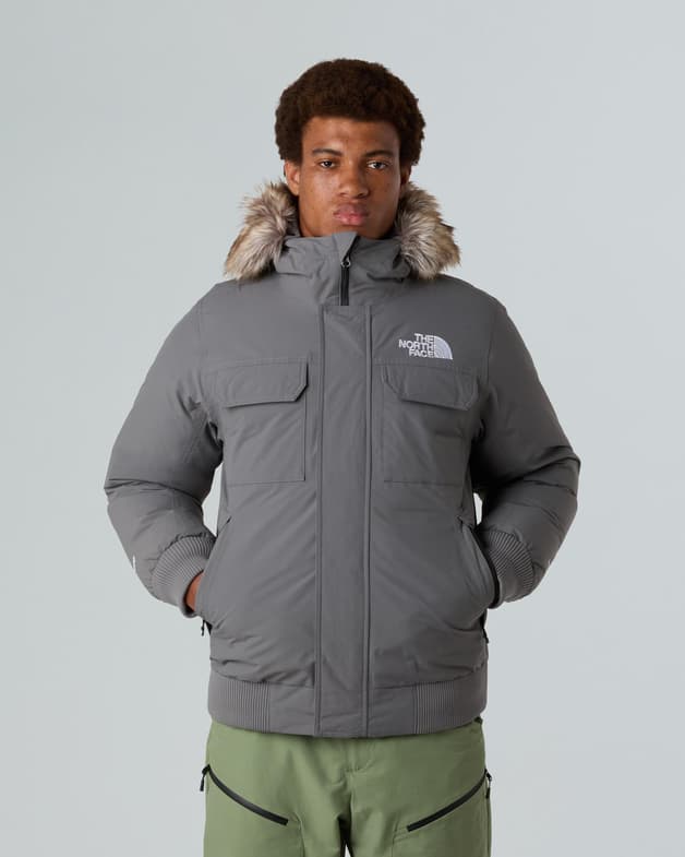 Chaqueta con capucha The North Face McMurdo Bomber gris cemento blanco - #3