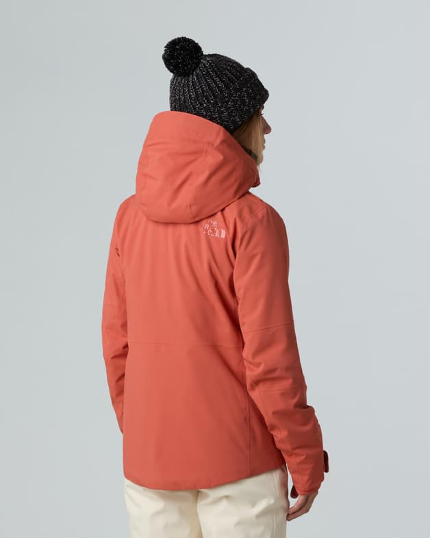 Chaqueta con capucha The North Face Lenado rojo anaranjado mujer - #4