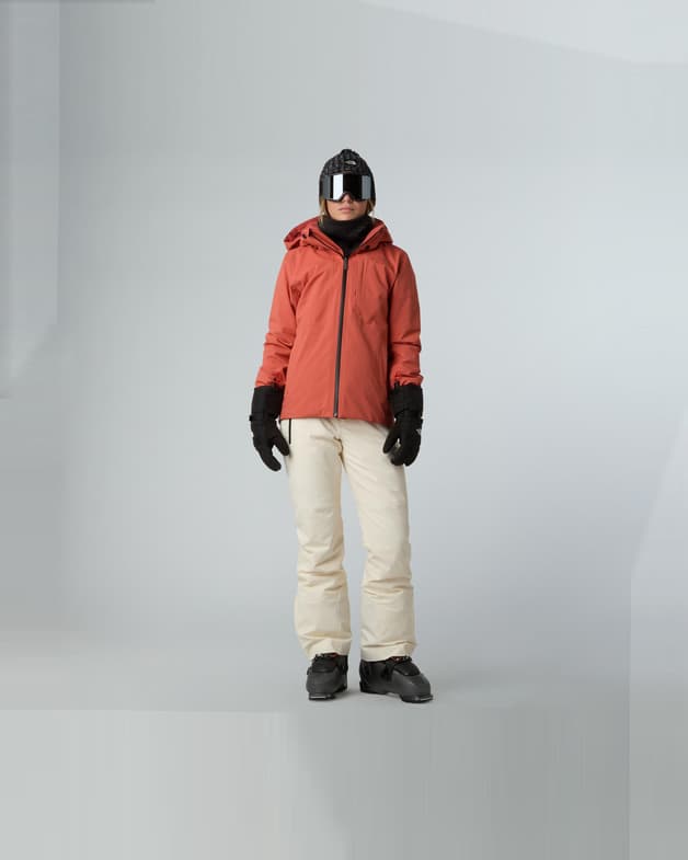 Chaqueta con capucha The North Face Lenado rojo anaranjado mujer - #6