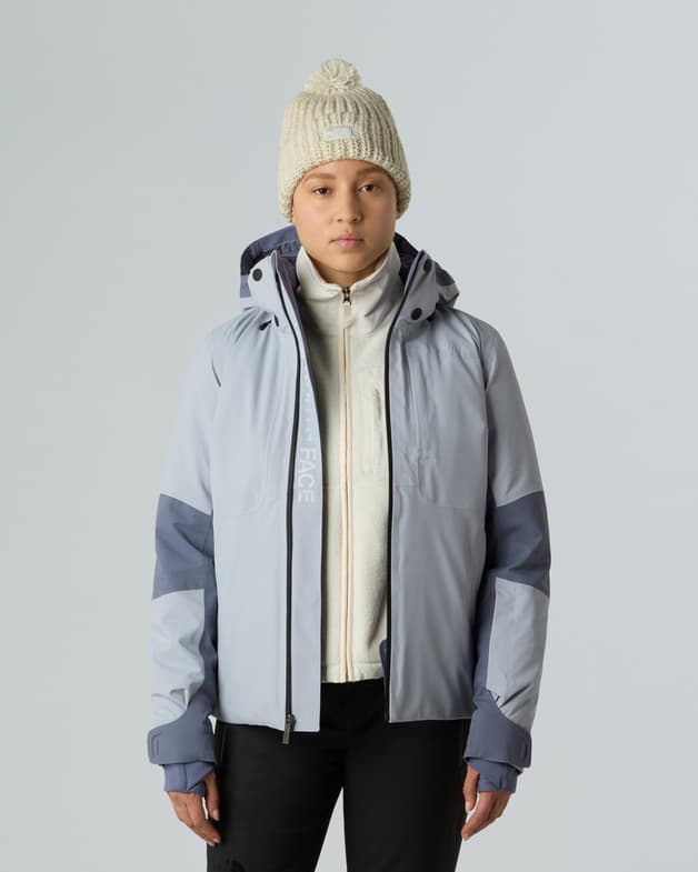 Chaqueta con capucha The North Face Lenado gris mujer - #5