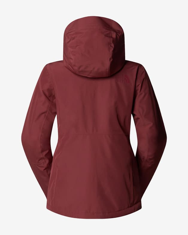 Chaqueta con capucha The North Face Descendit rojo burdeos mujer - #2