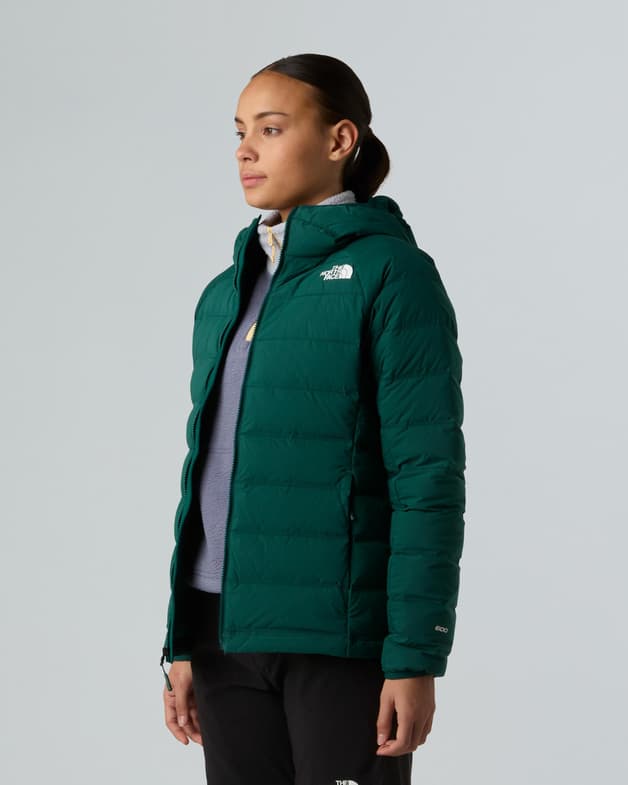 Chaqueta con capucha The North Face Abseil Stretch Down verde abeto mujer - #5