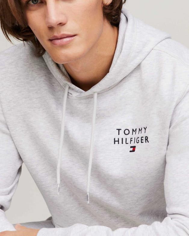Sudadera con capucha Tommy Hilfiger TH Original gris claro - #3