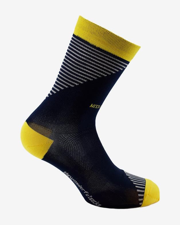 Calcetines The Wonderful Socks The Speed azul amarillo gris - #1