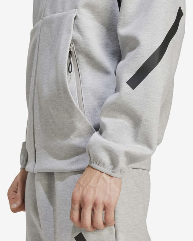 Chaqueta con capucha adidas Z.N.E. New gris claro negro - #6