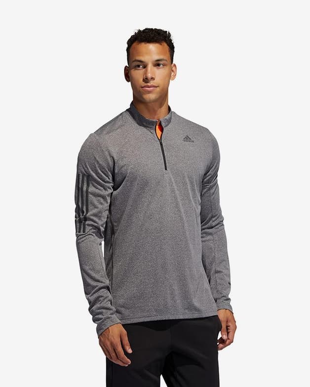 Sudadera adidas Own The Run Half Zip gris - #3