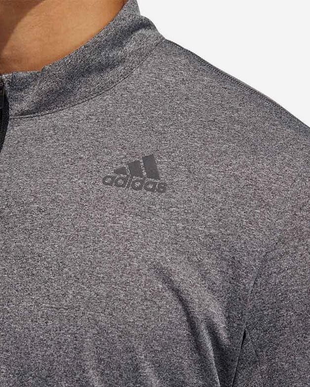 Sudadera adidas Own The Run Half Zip gris - #5