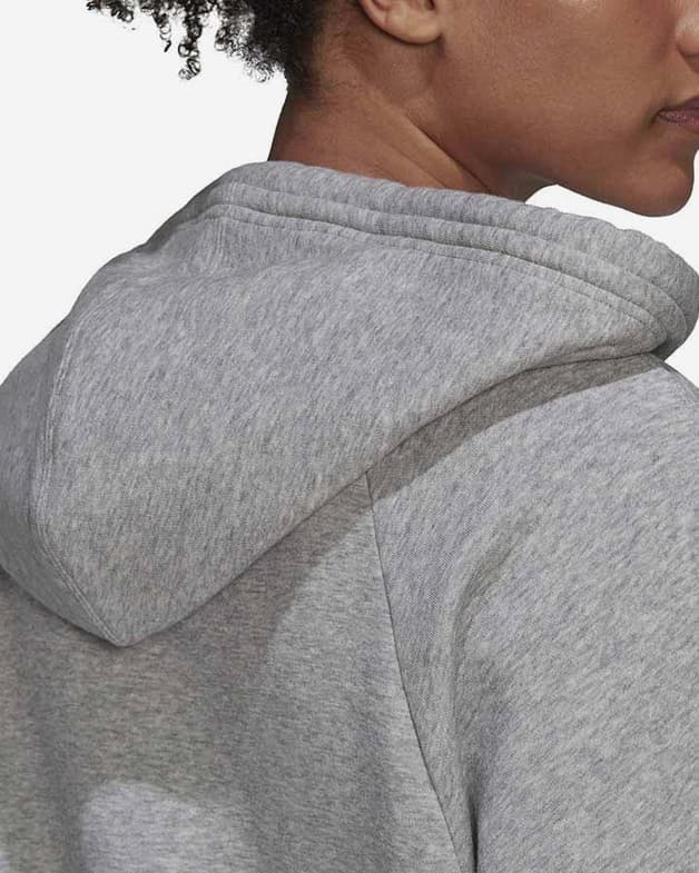 Sudadera con capucha adidas Studio Lounge Fleece gris mujer - #5