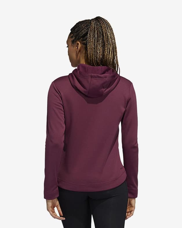 Sudadera con capucha adidas Game and Go Big Logo granate mujer - #3